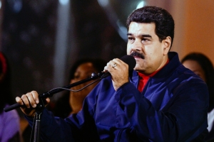 O presidente venezuelano, Nicol&aacute;s Maduro, em Caracas, no dia 2 de fevereiro de 2016