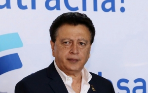 Alfredo Hawit, ex-presidente da Concacaf, em Tegucialpa, no dia 5 de novembro de 2015
