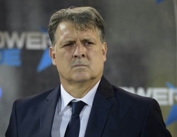 O t&eacute;cnico da Argentina, Gerardo Martino, em C&oacute;rdova, no dia 29 de mar&ccedil;o de 2016