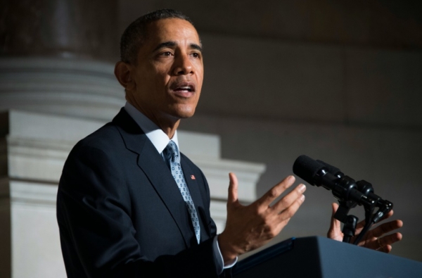 O presidente americano, Barack Obama, em Washington, DC, no dia 15 de dezembro de 2015