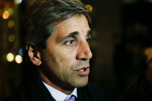 Secret&aacute;rio argentino de Finan&ccedil;as, Luis Caputo, em 13 de janeiro de 2016 em Nova York