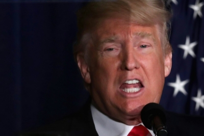 (Arquivo) O pr&eacute;-candidato republicano Donald Trump