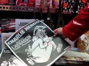 (Janeiro) Edi&ccedil;&atilde;o especial do 'Charlie Hebdo', em Paris