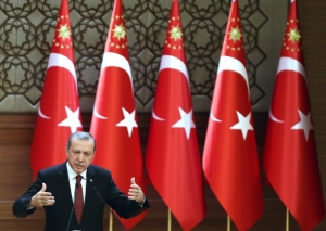 O presidente turco, Recep Tayyip Erdogan, em Ancara, no dia 9 de dezembro de 2015