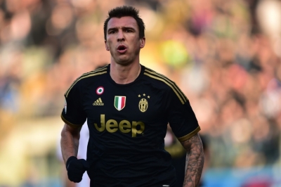 Mario Mandzukic, da Juventus, em Modena, no dia 20 de dezembro de 2015