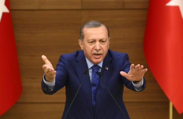 O presidente turco, Recep Tayyip Erdogan, em Ancara, no dia 16 de mar&ccedil;o de 2016