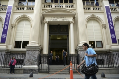 O Banco Central da Argentina, em Buenos Aires, no dia 17 de novembro de 2015