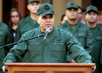 O ministro venezuelano da Defesa, general Vladimir Padrino, em Caracas, no dia 7 de janeiro de 2016