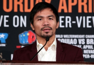(Arquivo) O pugilista filipino Manny Pacquiao