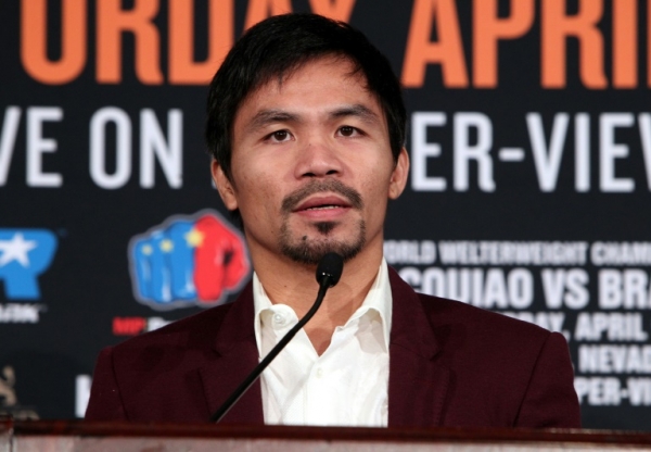 (Arquivo) O pugilista filipino Manny Pacquiao