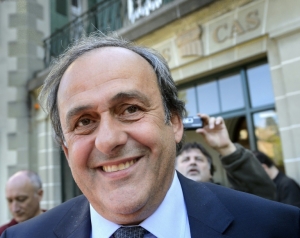 Michel Platini, em Lausanne, no dia 29 de abril de 2016