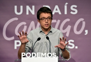 (Arquivo) O n&uacute;mero dois do Podemos, &Iacute;&ntilde;igo Errej&oacute;n