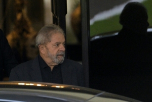 O ex-presidente Lula, em Bras&iacute;lia no dia 16 de abril de 2016