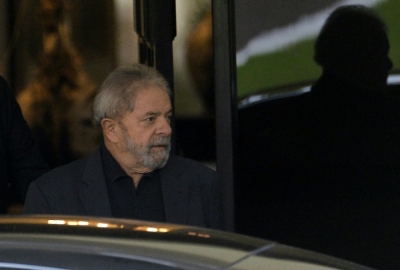 O ex-presidente Lula, em Bras&iacute;lia no dia 16 de abril de 2016