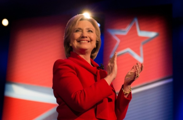 Hillary Clinton, em Des Moines, Iowa, no dia 25 de janeiro de 2016