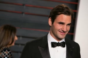 Roger Federer &eacute; visto em 28 de fevereiro de 2016, em Beverly Hills
