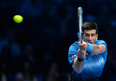 O tenista s&eacute;rvio Novak Djokovic