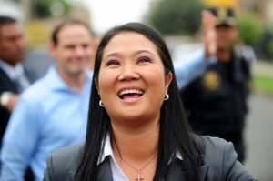 (Arquivo) A candidata presidencial Keiko Fujimori &eacute; vista em Lima no dia 5 de junho de 2011