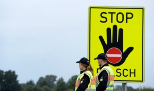 (Arquivo) Posto de controle de fronteiras, em Pasau, Alemanha, no dia 14 de setembro de 2015