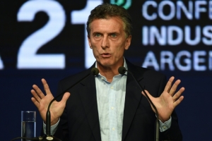 O presidente argentino, Mauricio Macri, em Buenos Aires, no dia 14 de dezembro de 2015