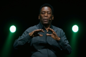 (Arquivo) Pel&eacute;, em Los Angeles, no dia 15 de junho de 2015