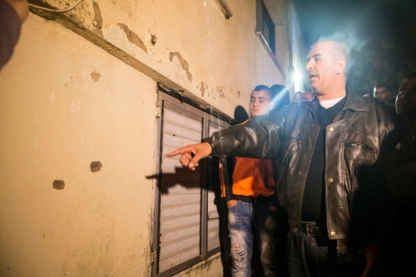 (8 jan) Local onde o &aacute;rabe israelense foi morto por for&ccedil;as de Israel