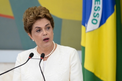 A presidente Dilma Rousseff, em Bras&iacute;lia, no dia 28 de janeiro de 2016