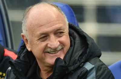 Luiz Felipe Scolari, t&eacute;cnico do Guangzhou Evergrande, em Osaka, no dia 13 de dezembro de 2015