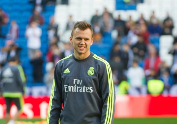 O jogador Denis Cheryshev, em Madri, no dia 5 de dezembro de 2015