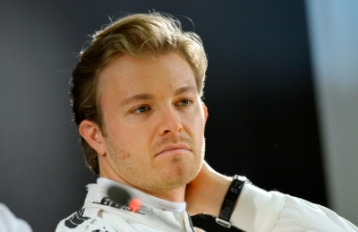 (Arquivo) O alem&atilde;o Nico Rosberg, da Mercedes, participa de uma coletiva de imprensa em Estugarda, Alemanha, em 12 de dezembro de 2015