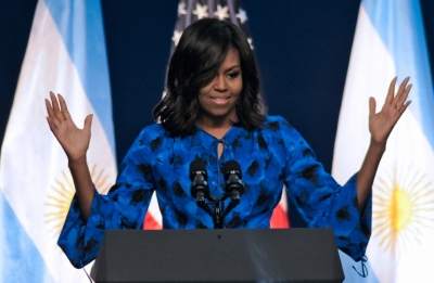A primeira-dama dos Estados Unidos, Michelle Obama, em Buenos Aires, no dia 23 de mar&ccedil;o de 2016