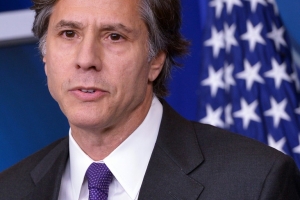 (Arquivo) O subsecret&aacute;rio de Estado americano, Tony Blinken, faz um discurso na Casa Branca, em Washington, no dia 28 de julho de 2014