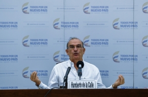 O chefe negociador do governo, Humberto de la Calle, em Havana, no dia 15 de dezembro de 2015