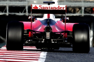 O alem&atilde;o Sebasitan Vettel, da Ferrari, durante os testes de pr&eacute;-temporada da F&oacute;rmula 1, em Montmel&oacute;, no dia 23 de fevereiro de 2016