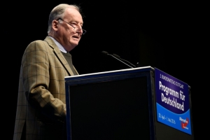 Alexander Gauland, vice-presidente do partido Alternativa para a Alemanha (AfD)