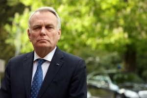 O ministro franc&ecirc;s das Rela&ccedil;&otilde;es Exteriores, Jean-Marc Ayrault, em Berlim, no dia 4 de maio de 2016