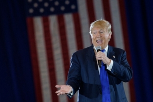 O pr&eacute;-candidato Donald Trump, em West Chester, Ohio, no dia 13 de mar&ccedil;o de 2016