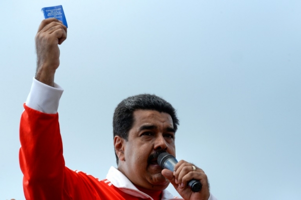 O presidente venezuelano, Nicol&aacute;s Maduro, em Caracas, no dia 15 de dezembro de 2015