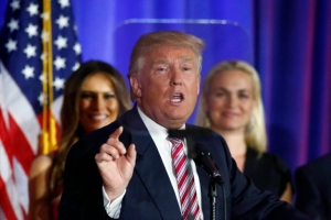 O pr&eacute;-candidato republicano, Donald Trump