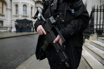 (Arquivo) A pol&iacute;cia brit&acirc;nica refor&ccedil;ou nesta ter&ccedil;a-feira sua presen&ccedil;a em esta&ccedil;&otilde;es, aeroportos e outros locais p&uacute;blicos, em fun&ccedil;&atilde;o dos atentados em Bruxelas