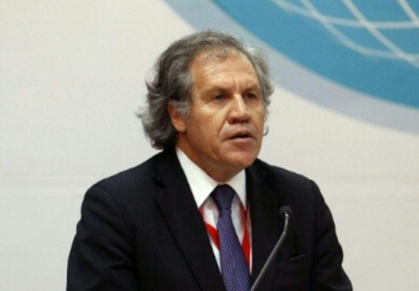 O secret&aacute;rio-geral da Organiza&ccedil;&atilde;o dos Estados Americanos, Luis Almagro, em Santo Domingo, no dia 18 de agosto de 2015