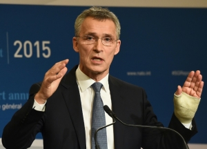 (Arquivo) O secret&aacute;rio-geral da Otan, Jens Stoltenberg