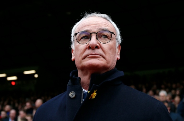O t&eacute;cnico do Leicester, Claudio Ranieri, em Londres, no dia 19 de mar&ccedil;o de 2016