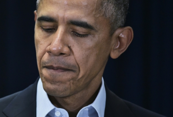 O presidente dos Estados Unidos, Barack Obama, fala sobre a morte do juiz da Suprema Corte, Antonin Scalia, na Calif&oacute;rnia, em 13 de fevereiro de 2016