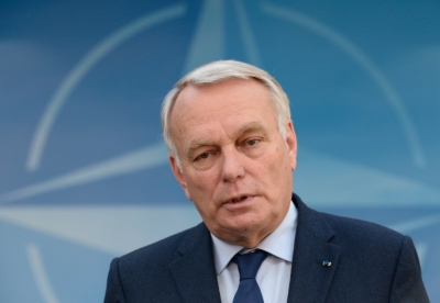 O ministro franc&ecirc;s das Rela&ccedil;&otilde;es Exteriores, Jean-Marc Ayrault, em Bruxelas, no dia 19 de maio de 2016