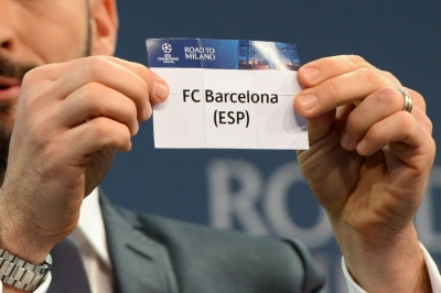 O cl&aacute;ssico espanhol entre Barcelona, atual campe&atilde;o, e Atl&eacute;tico de Madri ser&aacute; o destaque das quartas de final da Liga dos Campe&otilde;es, ap&oacute;s o sorteio realizado nesta sexta-feira em Nyon, na Su&iacute;&ccedil;a