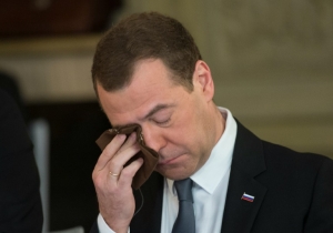 O primeiro-ministro russo, Dimitri Medvedev, em Munique, na Alemanha, no dia 13 de fevereiro de 2016